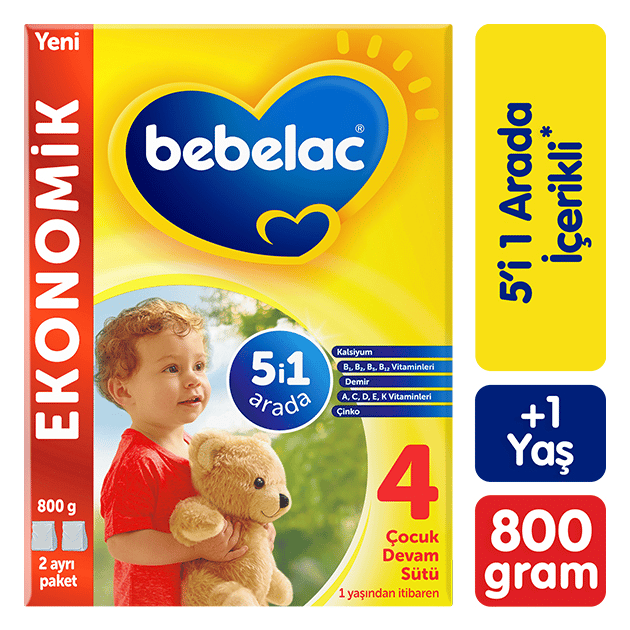BEBELAC DEVAM SÜTÜ 4 NO 800 GRBEBEK MAMASIBEBELAC331003047