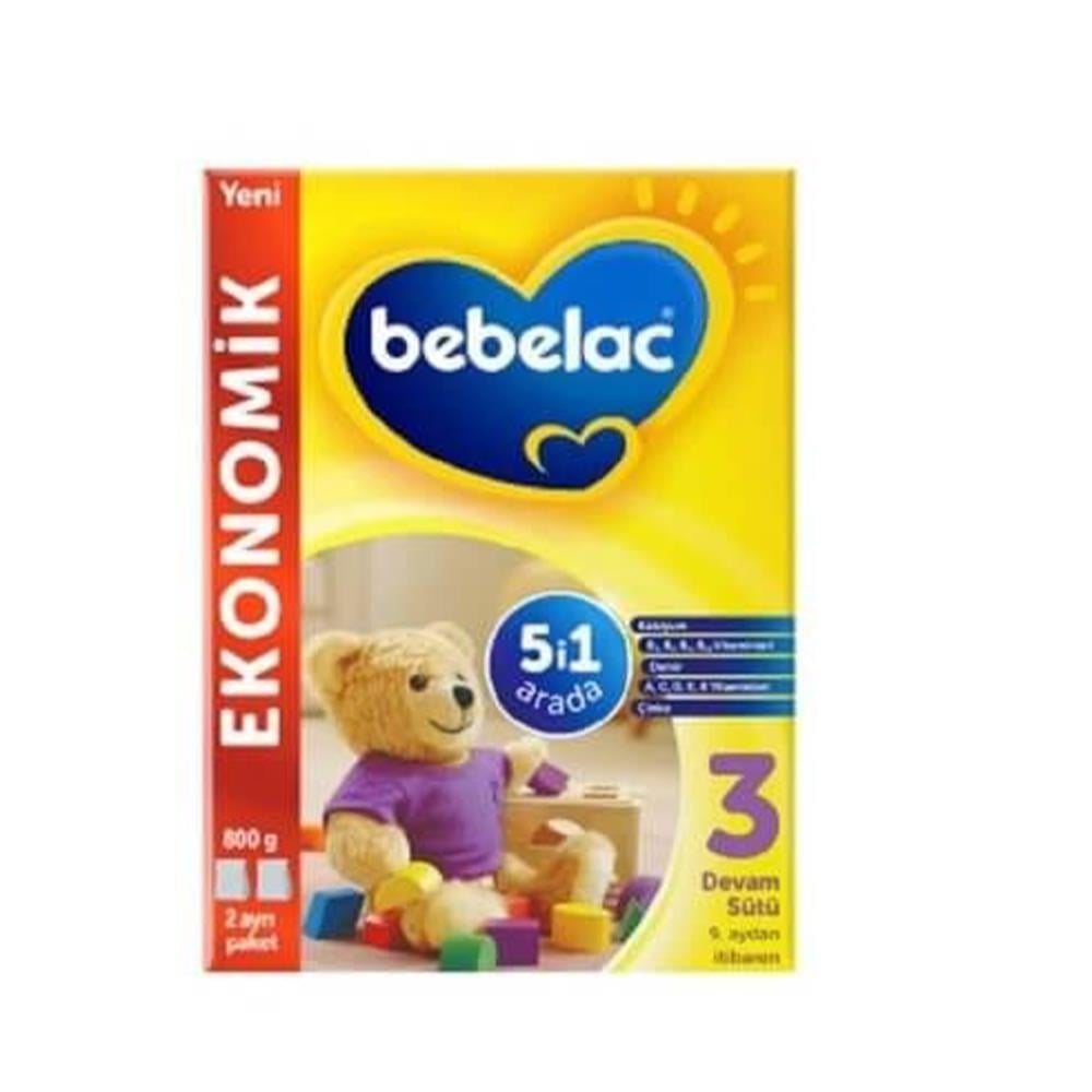 BEBELAC DEVAM SÜTÜ 3 NO 800 GRBEBEK MAMASIBEBELACBB8699745023737