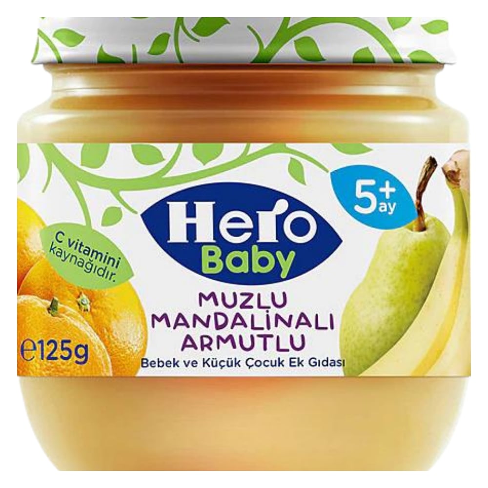 HERO BABY MUZLU MANDALİNALI ARMUTLU 125GBEBEK MAMASIHERO BABAY556001