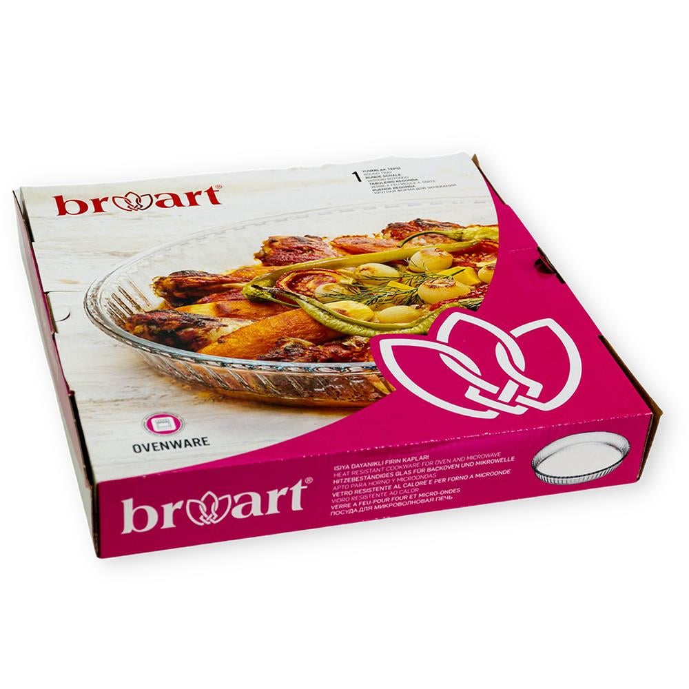 BRART FIRIN TEPSİSİ YUVARLAK OPTİK 32 CMcam ürünleriMarkasızBY8682911647035