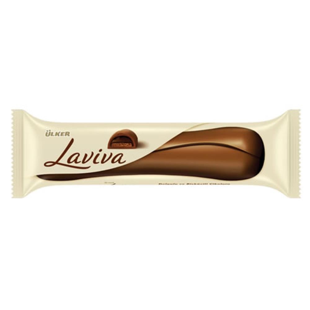ÜLKER LAVİVA DOLGU VE BİSKÜVİ ÇİKOLATA 35 GRÇİKOLATALI BARÜLKER0065309