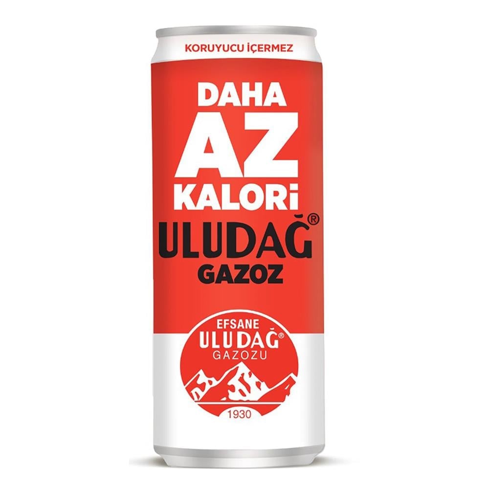 ULUDAĞ AZ KALORİLİ GAZOZ KUTU 330 MLGAZOZULUDAĞ103-70021