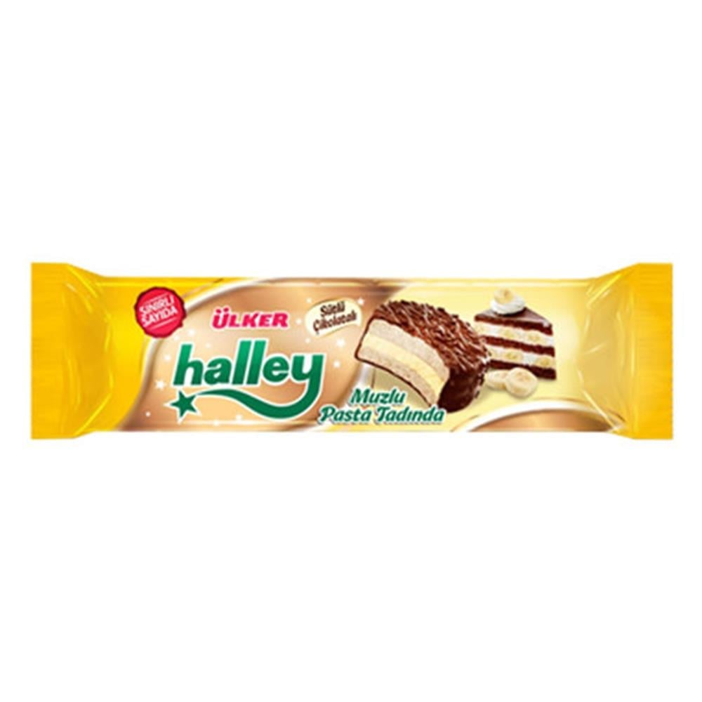 ÜLKER HALLEY MİNİ MUZLU 66 GKAPLAMALI BİSKÜVİÜLKER0039700