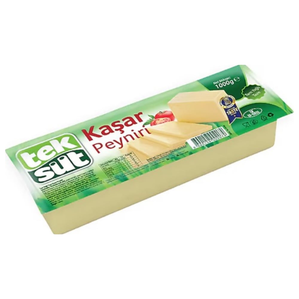 TEKSÜT KAŞAR PEYNİRİ 1000 GRKAŞAR PEYNİRTEKSÜT152.01.07.0702.01000