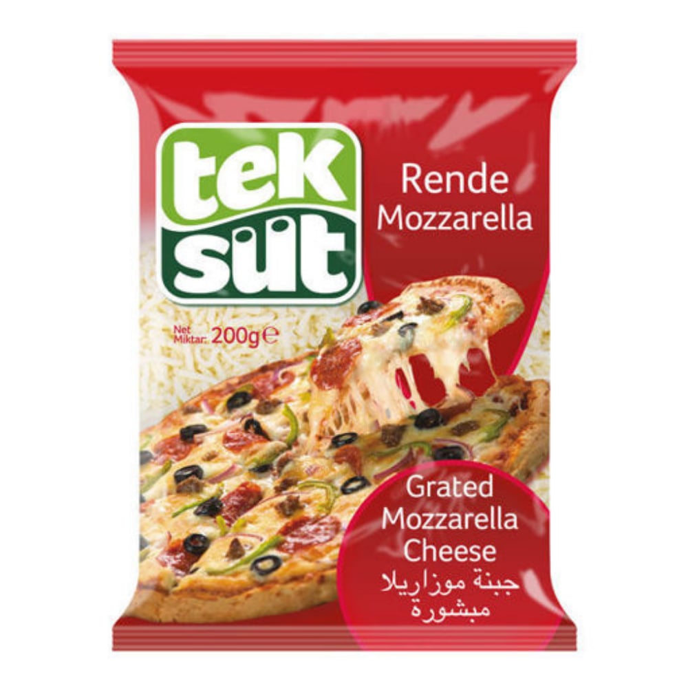 TEKSÜT RENDE MOZZARELLA PEYNİR POŞET  200 GRKAŞAR PEYNİRTEKSÜT152.01.07.0763.00200