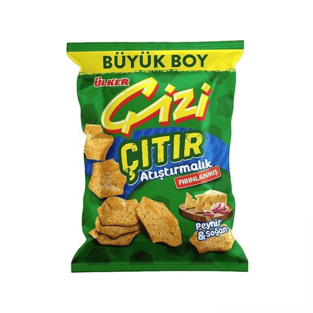 ÜLKER ÇİZİ ÇITIR PEYNİRLİ & SOĞAN 80 GRKRAKERÜLKER108305
