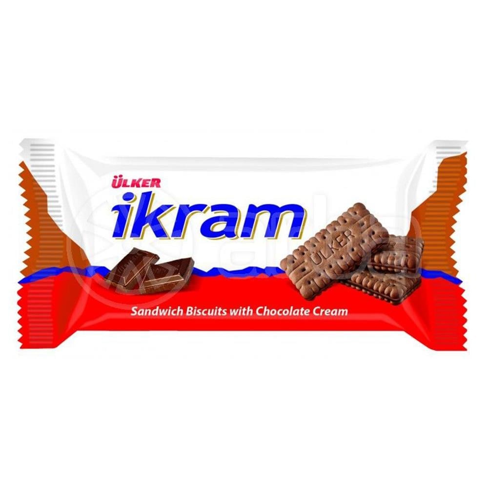 ÜLKER İKRAM KREMALI BİSKÜVİ ÇİKOLATALI 84 GRKREMALI BİSKÜVİÜLKER0107802