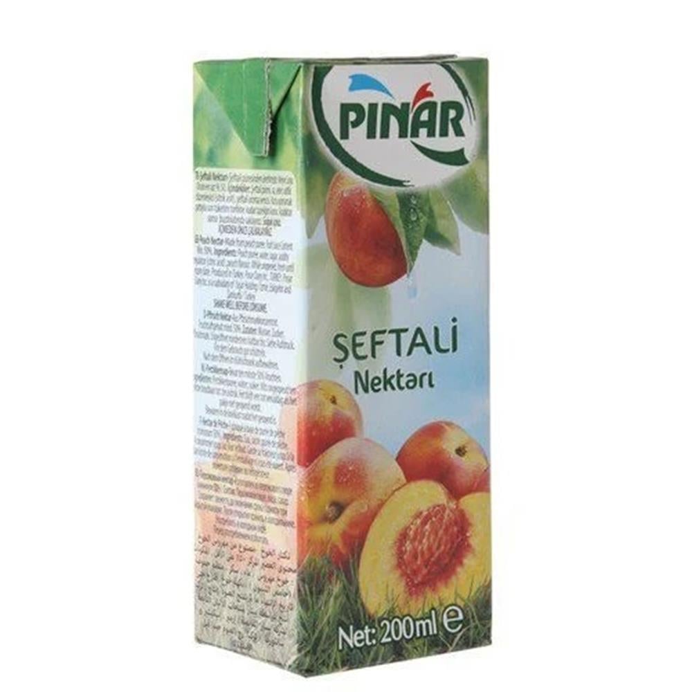 PINAR MEYVE NEKTARI SEFTALİ 200 MLMEYE SUYUPINAR153100031