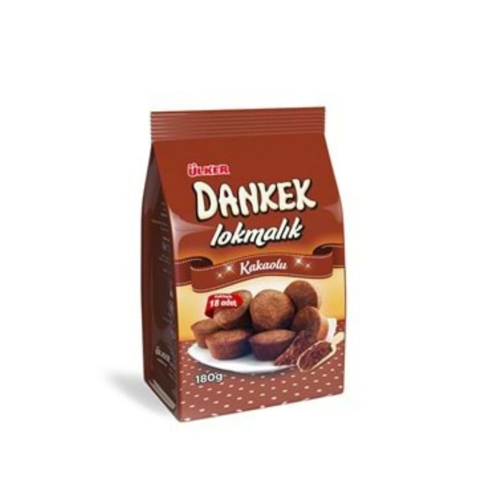 ÜLKER DANKEK LOKMALIK KAKAOLU 160 GRMİNİ KEKÜLKER0064408