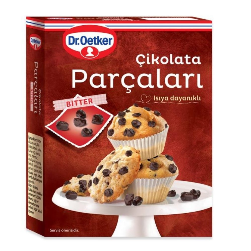 DR.OETKER ÇİKOLATA PARÇALARI BİTTER 70 GPASTA YARDIMCILARIDR.OETKER109442