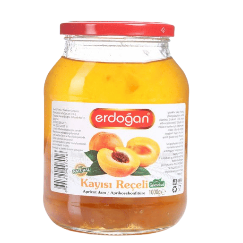 ERDOĞAN KAVANOZ REÇEL KAYISI 1000 GRREÇELERDOĞAN200101