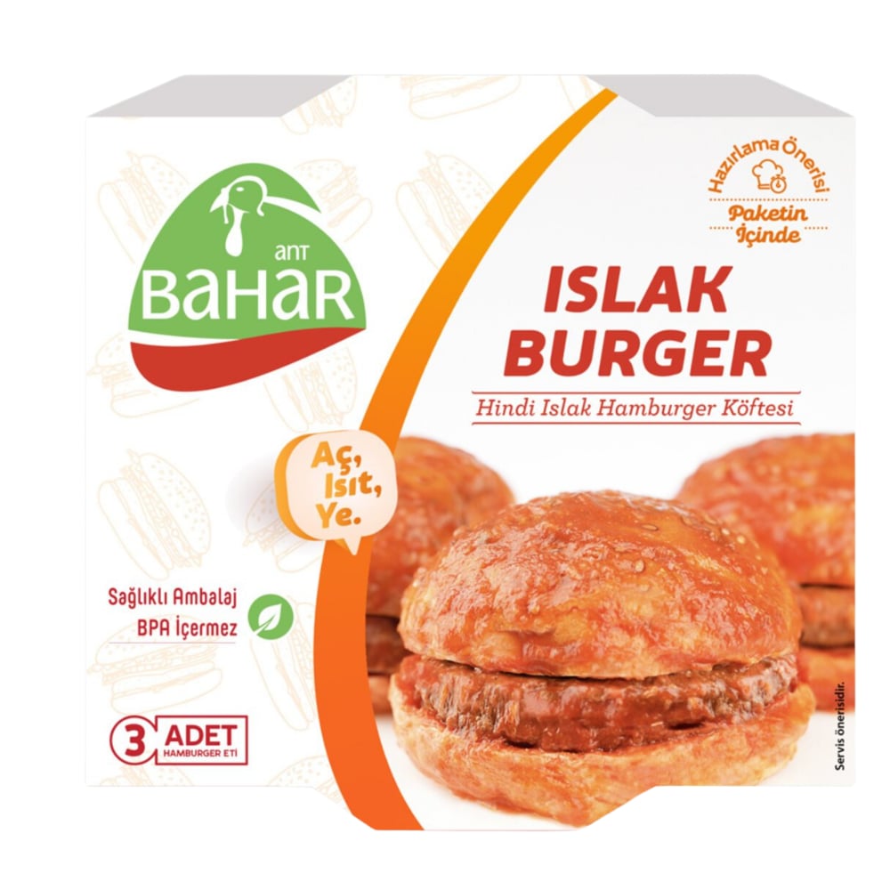 ANT BAHAR HİNDİ ISLAK HAMBURGER 200 GRSALAM & SOSİSANT31004118