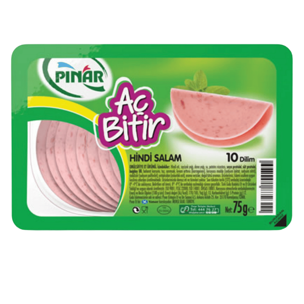 PINAR HİNDİ SALAM AÇ BİTİR 75 GR.SALAM & SOSİSPINAR152902684