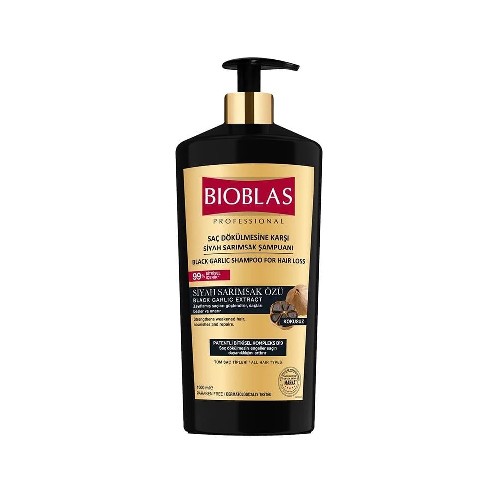 BIOBLAS  SDK SİYAH SARIMSAK ŞAMPUANI 1000 MLŞAMPUANBİOBLAS5007042