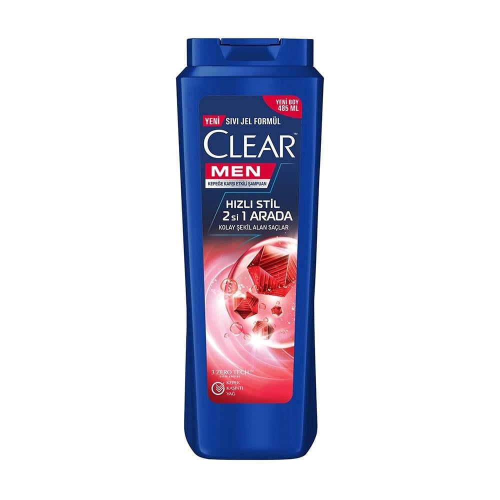 CLEAR MEN HIZLI STİL 2‘Sİ 1 ARADA 350 MLŞAMPUANCLEAR62687038