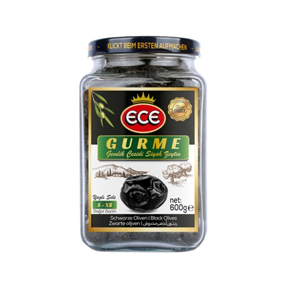 ECE SİYAH ZEYTİN GEMLİK GURME 600 GRSİYAH ZEYTİNECE4949