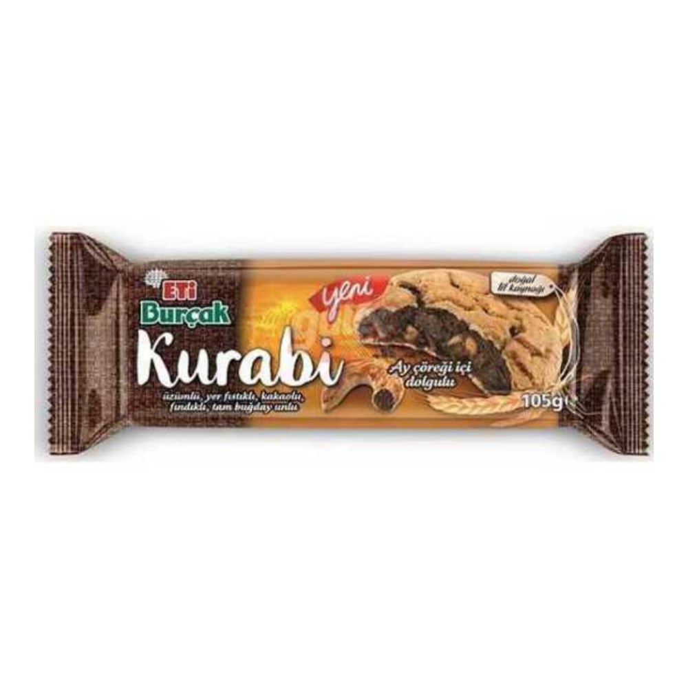 ETİ BURÇAK KURABİ AY ÇÖREĞİ İÇİ DOLGULU 105 GTATLI BİSKÜVİETİ1299100