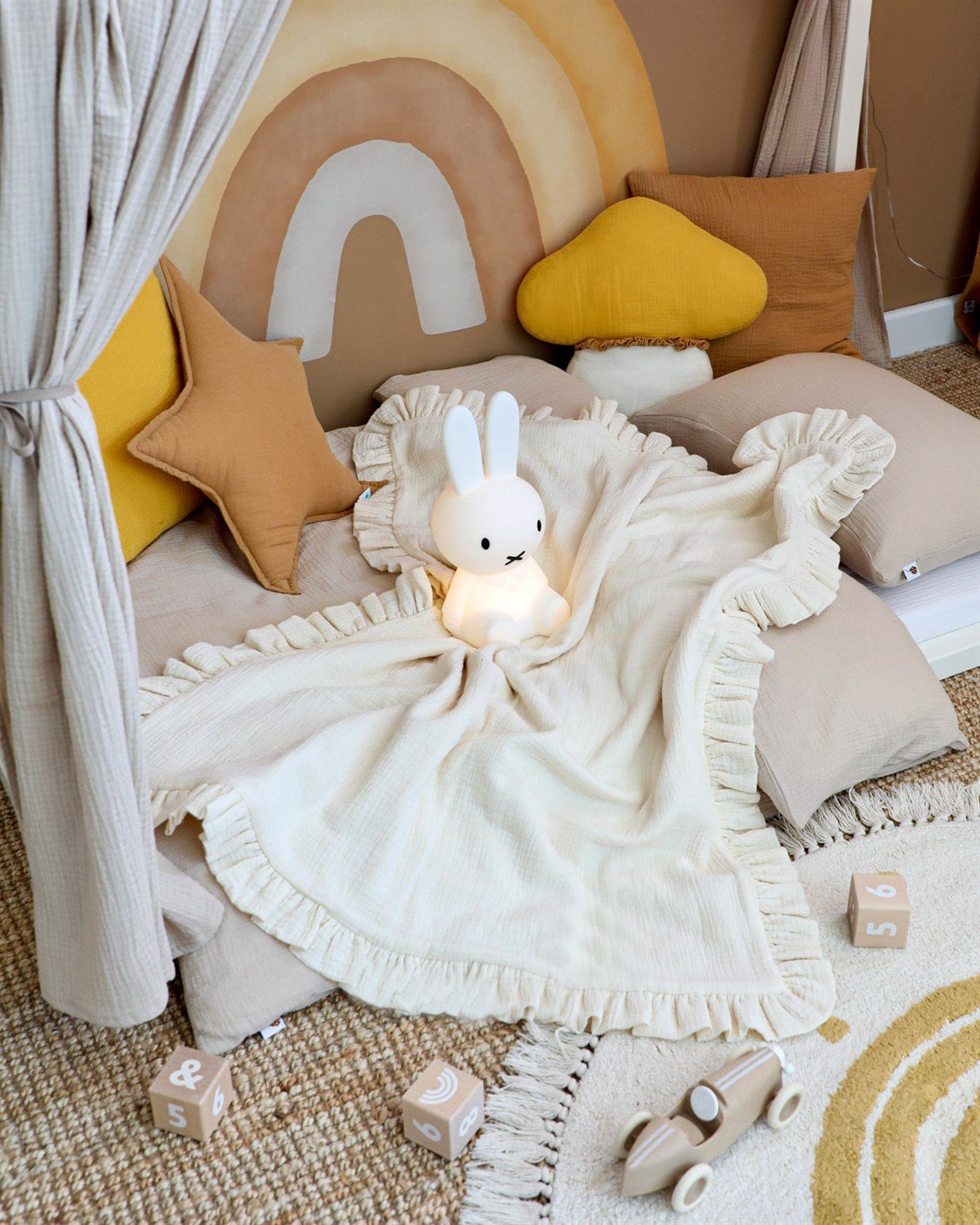 Jaju Baby Krem Rengi 100*100 cm Müslin Pamuk Bebek Kundak Battaniye Yeni  Doğan Bebek Yatak Organik Bebek Battaniyesi Yenidoğan Battaniye