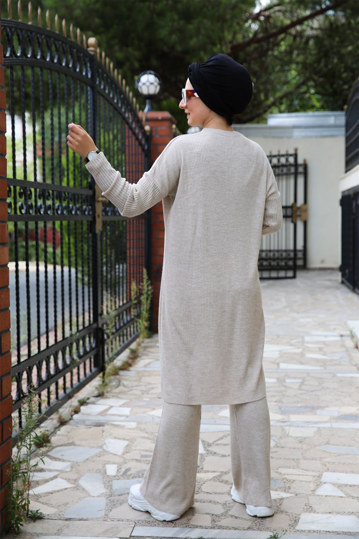 Pantalon creme sale