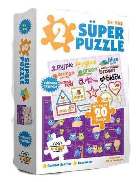 KolektifYapboz2 Süper Puzzle Renkler-Şekiller - Kavramlar 2+Yaş