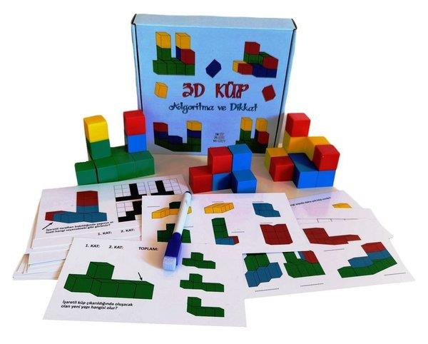 KolektifEğitici Çocuk Oyunları3D KÜP Algoritma ve Dikkat