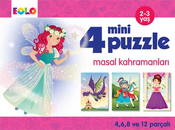 KolektifZeka Gelişimi Kitapları4 Mini Puzzle - Masal Kahramanları