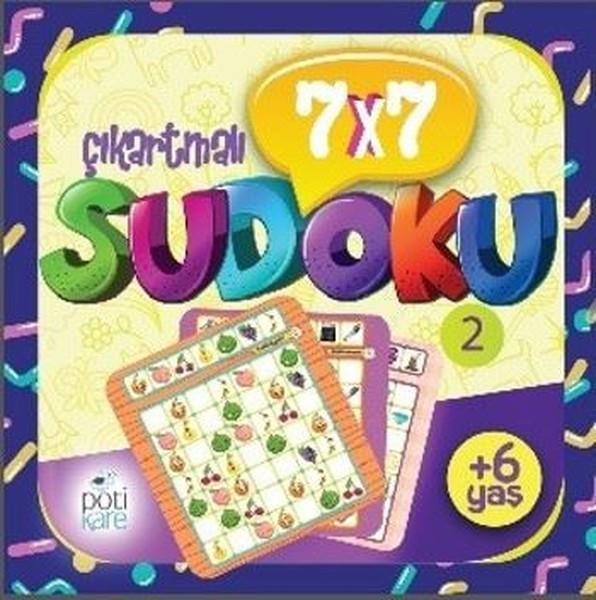 KomisyonÇıkartmalı Kitaplar7x7 Çıkartmalı Sudoku 2