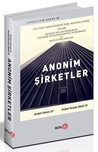 Osman OyHukuk Üzerine KitaplarAnonim Şirketler