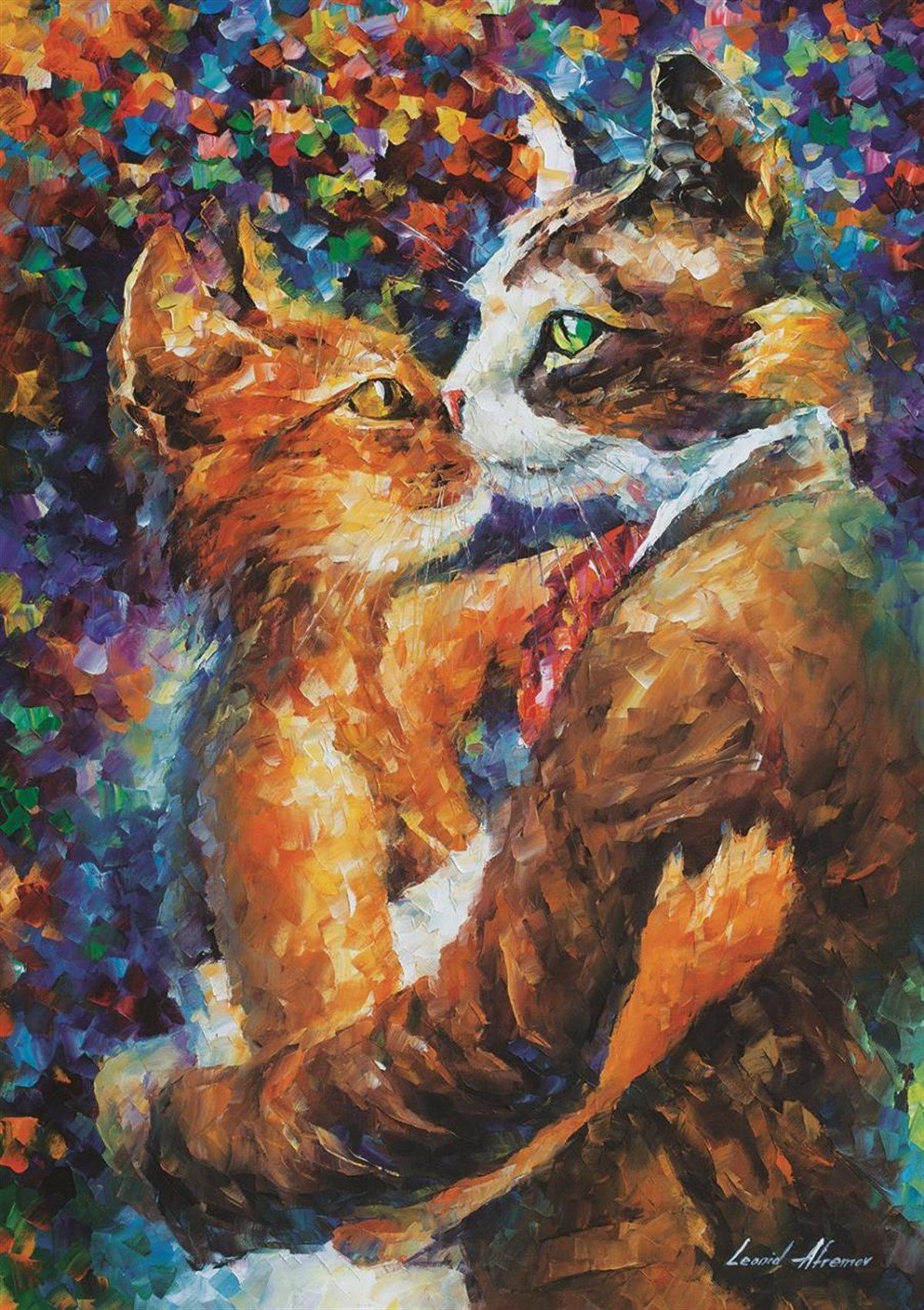Art Puzzle Aşık Kedilerin Dansı 1000 Parça
