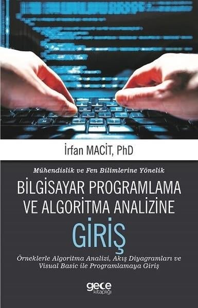 İrfan MacitBilgisayar KitaplarıBilgisayar Programlama ve Algoritma Analizine Giriş