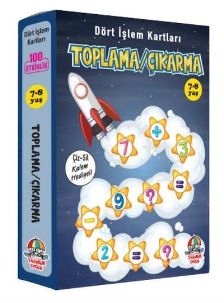 KolektifZeka Gelişimi KitaplarıDört İşlem Kartları - Toplama/Çıkarma (7 - 8 Yaş)
