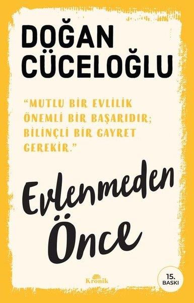 Doğan CüceloğluGenel Psikoloji KitaplarıEvlenmeden Önce