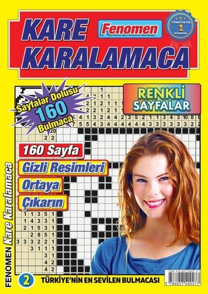 Bertan KodamanoğluBilmece & Bulmaca KitaplarıFenomen Kare Karalamaca 2