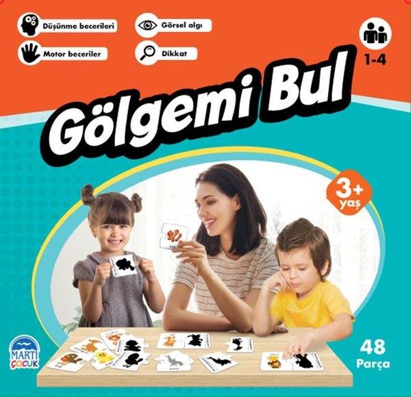 KolektifYapbozlu KitaplarGölgemi Bul-Eğitici Yapboz 3+ Yaş