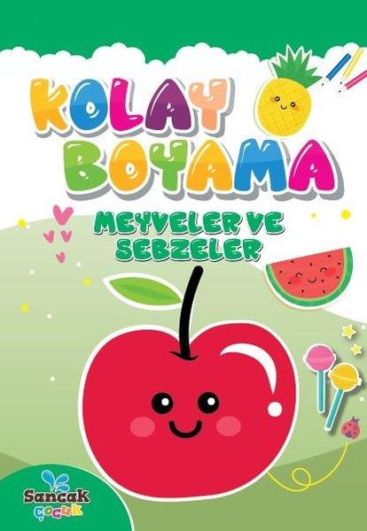 KolektifBoyama KitaplarıKolay Boyama - Meyveler ve Sebzeler