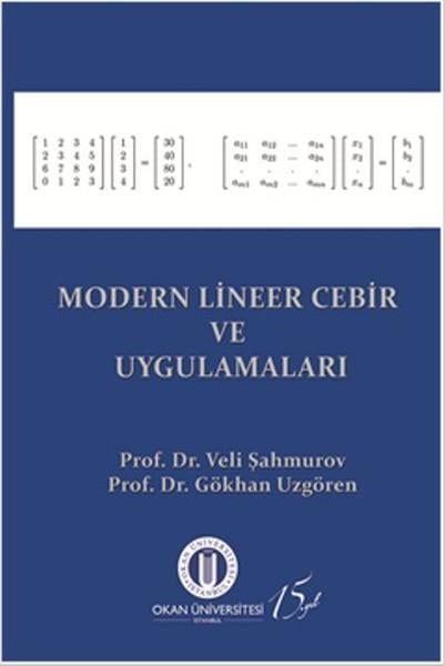 Veli ŞahmurovMatematik KitaplarıModern Lineer Cebir ve Uygulamaları