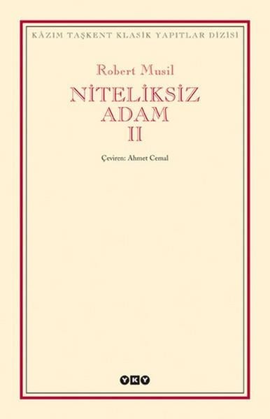 Robert MusilAlman Edebiyatı KitaplarıNiteliksiz Adam 2