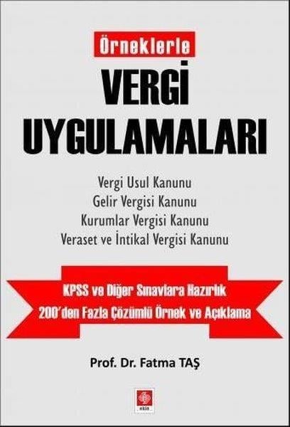 Fatma TaşDiğerÖrneklerle Vergi Uygulamaları