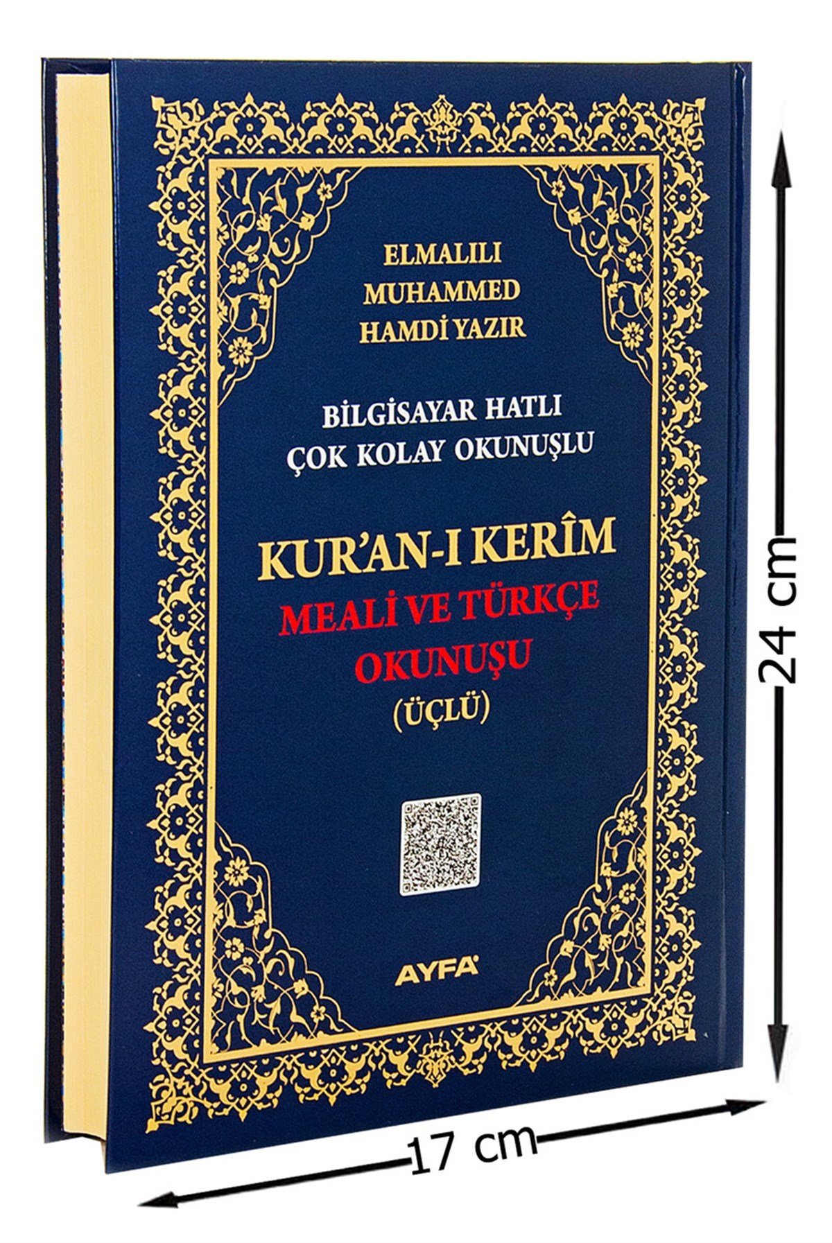 Orta Boy Kuranı Kerim Meali ve Türkçe Okunuşu - Üçlü | Köln Kütüphane