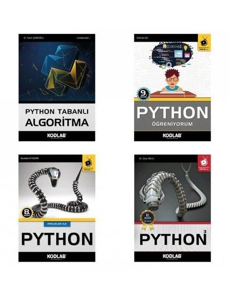 KolektifProgramlamaPython Öğreniyorum Seti - 4 Kitap Takım