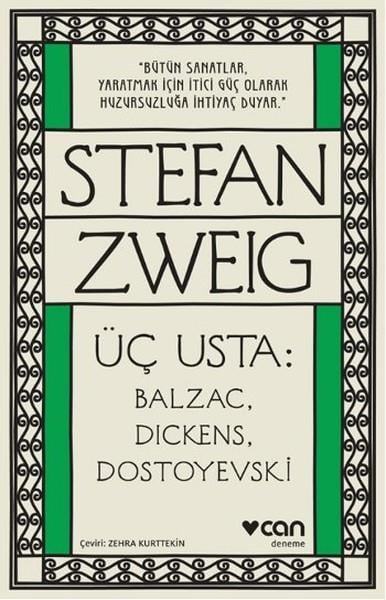 Zehra KurttekinDeneme KitaplarıÜç Usta-Balzac Dickens Dostoyevski