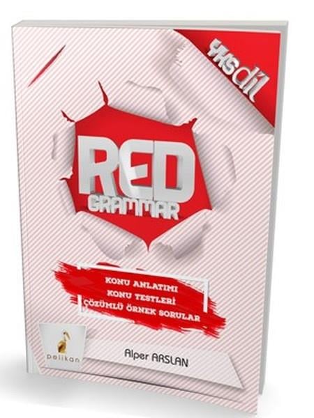 Alper ArslanYKS (Yükseköğretim Kurumları Giriş Sınavı)YKS-DİL Red Grammar Konu Anlatımı Konu Testleri Çözümlü Örnek Sorular