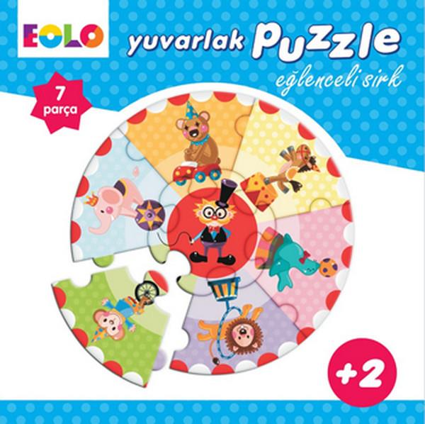 KolektifYapbozlu KitaplarYuvarlak Puzzle - Eğlenceli Sirk