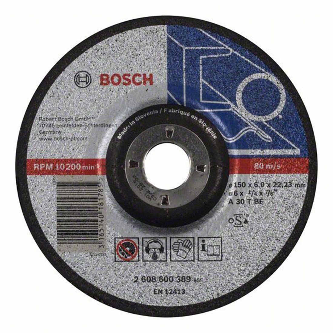 Bosch EX Metal Taşlama Taşı 150*6,0 mm - 2608600389 - 7Kat
