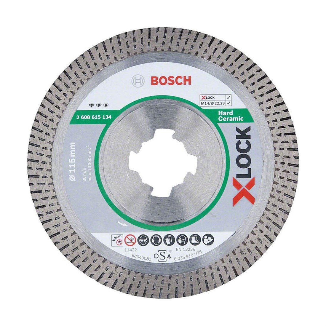 Bosch X-Lock 115mm Best For Hard Seramik Kesici - 2608615134