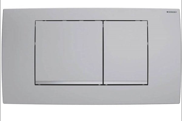 Geberit Twinline 30 Kumanda Kapağı Çiftt Basmalı Mat Krom (115.899