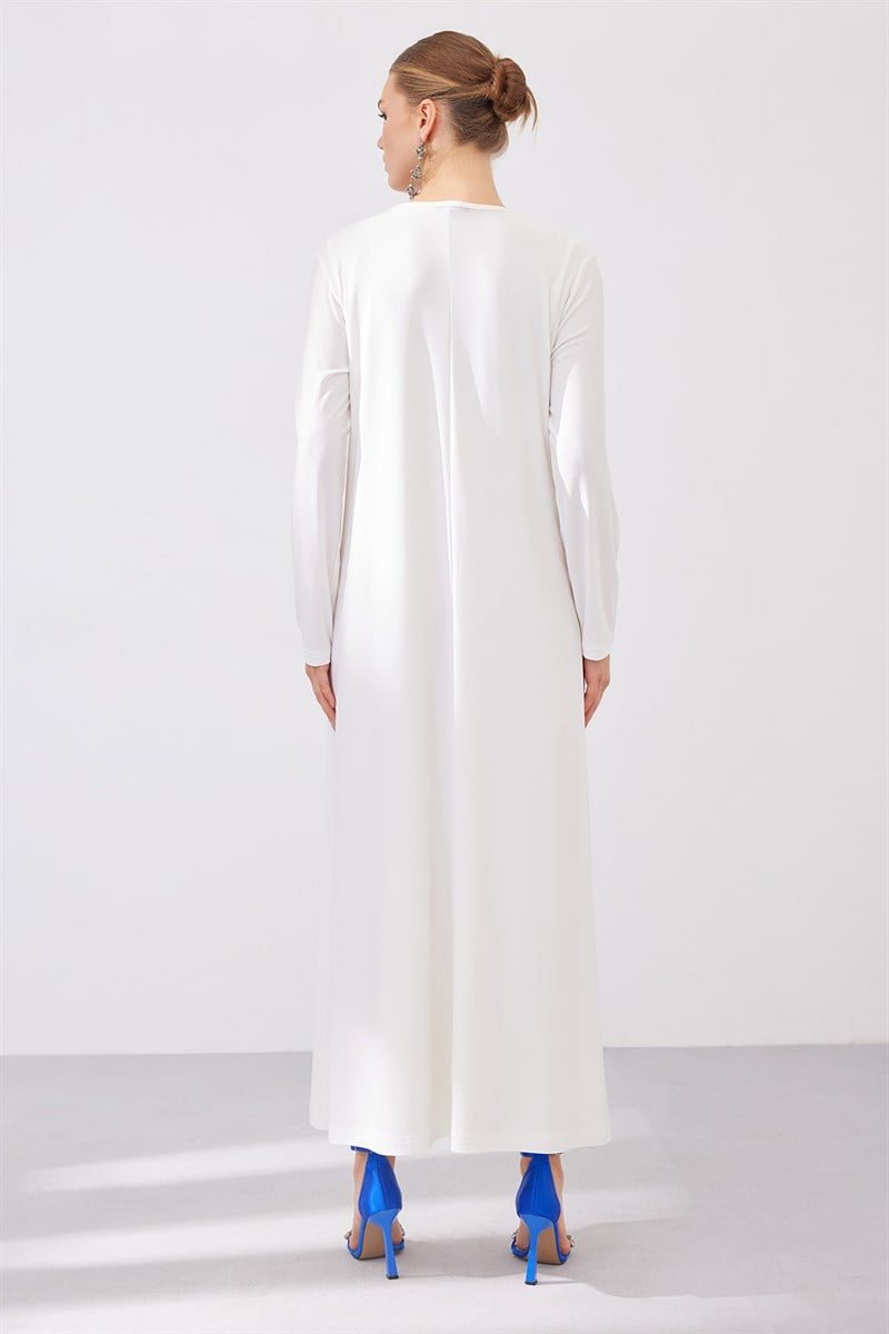 DRESS - ECRU