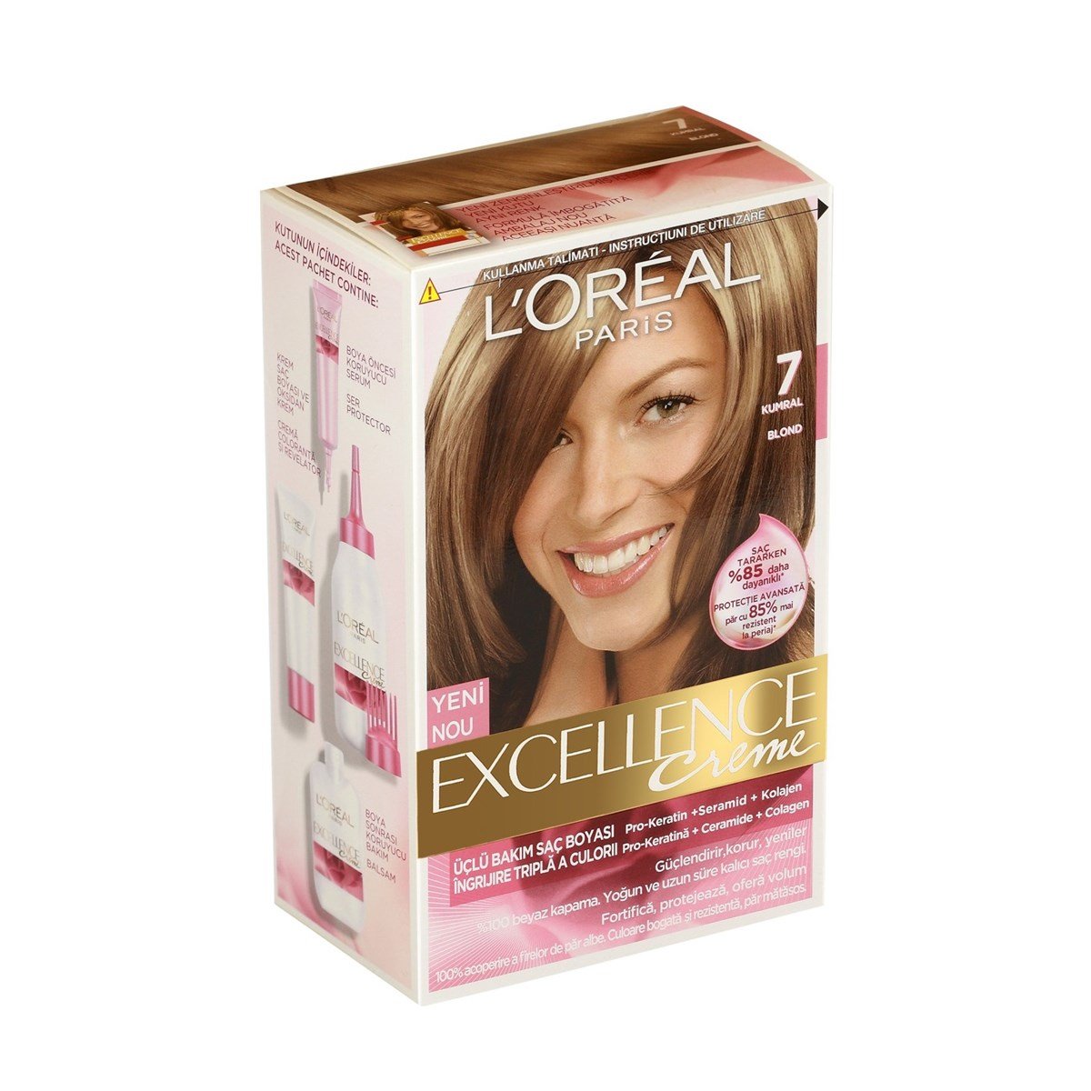 L'Oréal Paris Excellence Krem 7.3 Kumral Dore Saç Boyası