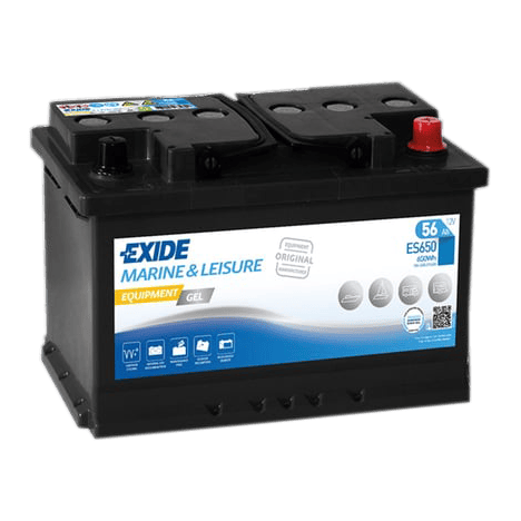 Exide ES650 - 12V 56 Ah Jel Akü