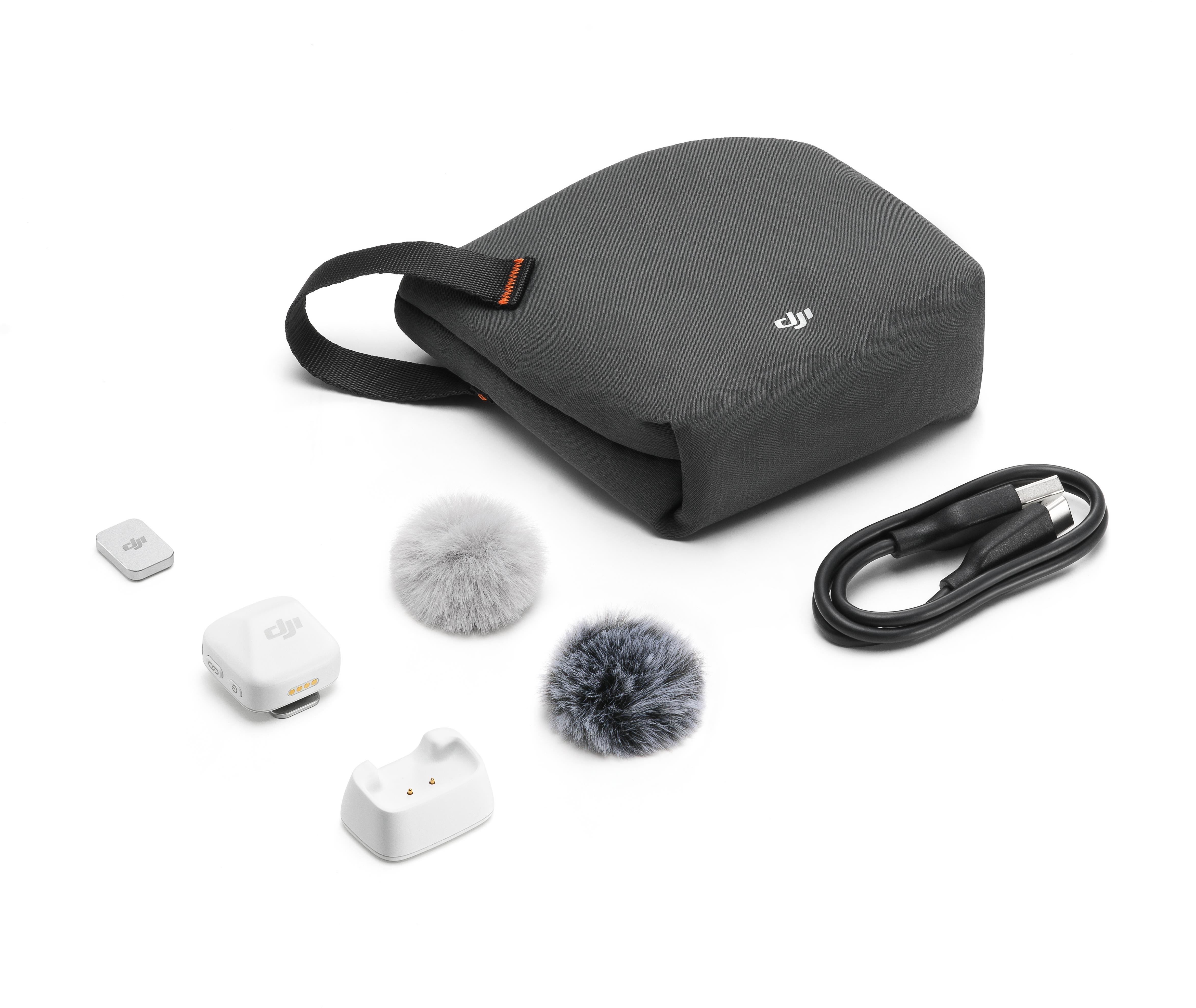 美品 DJI Osmo Mobile 7P + Mic Mini TXホワイト DJI Mic Mini Transmitter (Beyaz)